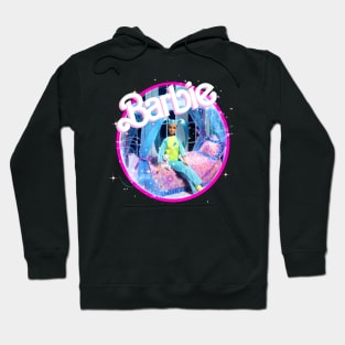 Y2k aesthetics blue hair glow bedroom Hoodie